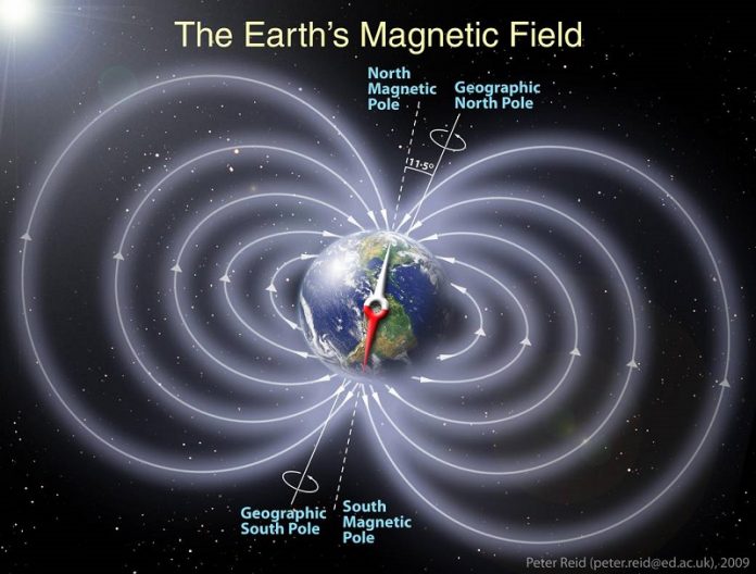 earth"s last magnetic field reversal took far longer than once