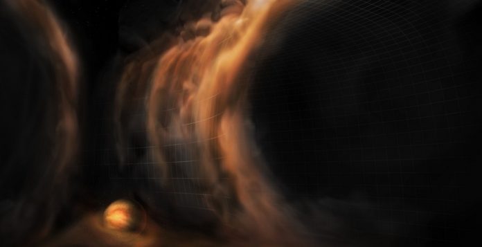 Gas ‘Waterfalls’ Reveal Infant Planets around Young Star