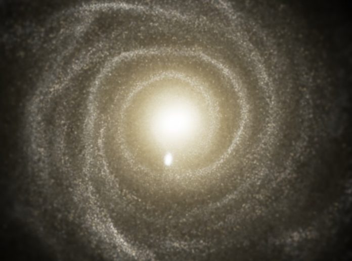 Scientists unveil galactic fountains and carousels by simulation