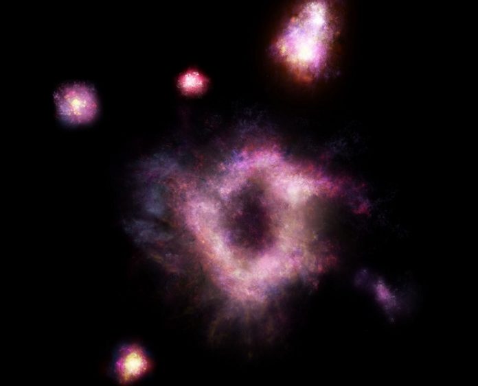 Astronomers capture a super-rare giant ring galaxy