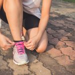 Stick to supportive shoes if you have knee pain
