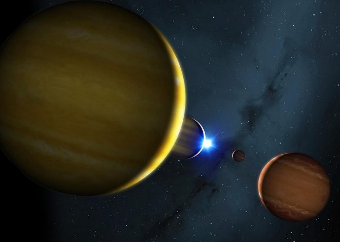 Star's death will play a mean pinball with rhythmic planets