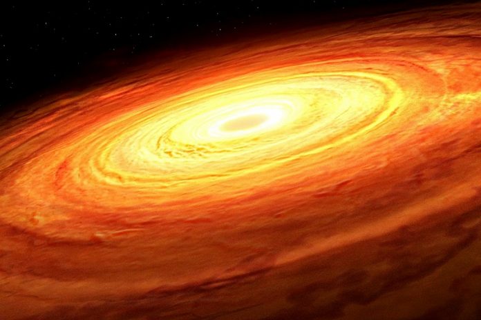 A black hole. courtesy Mark A. Garlick / Simons Foundation