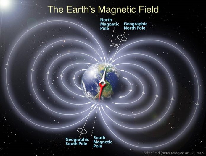 Earth’s magnetic field has a 200-million-year cycle, shows new study