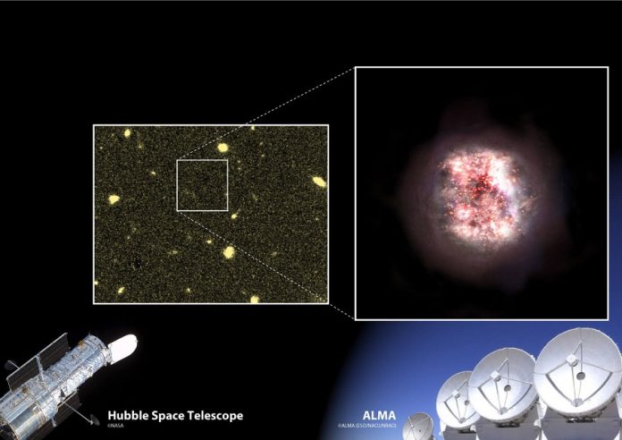 One in five galaxies in the early universe could still be hidden behind cosmic dust, shows study