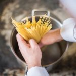 How to reduce unwanted iodized salt reactions when boiling pasta