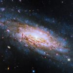 Hubble telescope captures stunning image of galaxy with active black hole
