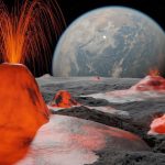 Violent volcanism reveals the moon is older than we thought