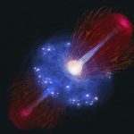 An early supermassive black hole took a little break between feasts