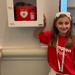 This 9-year-old’s constant companion is an AED