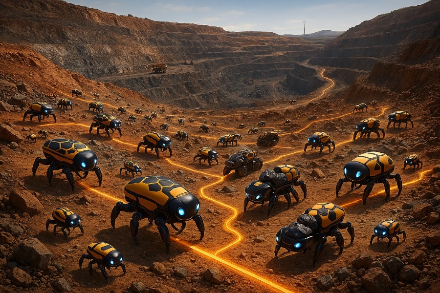 knowridge.com - University of Adelaide - Swarm robots inspired by bees and ants could transform the future of mining