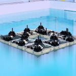 MIT’s tiny robot boats can join together to build floating bridges and platforms