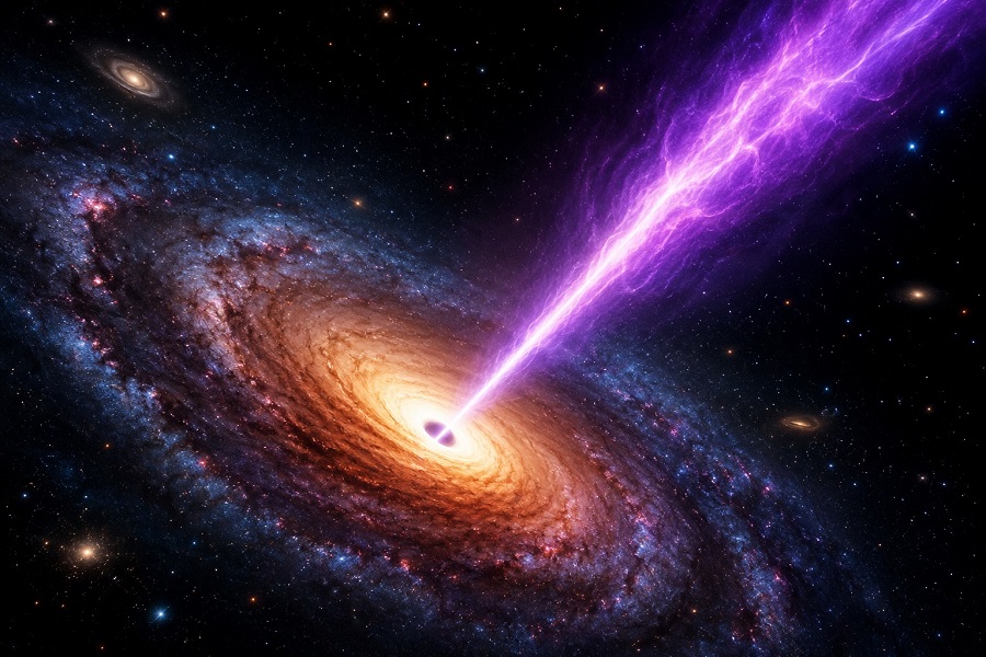 knowridge.com - Knowridge - Mysterious black hole has been blasting powerful radio waves for over eight years